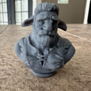 fir bolg bust 50mm, unprimed