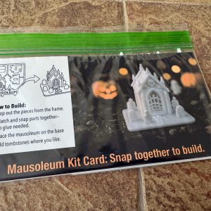 mausoleum 3d model kit card